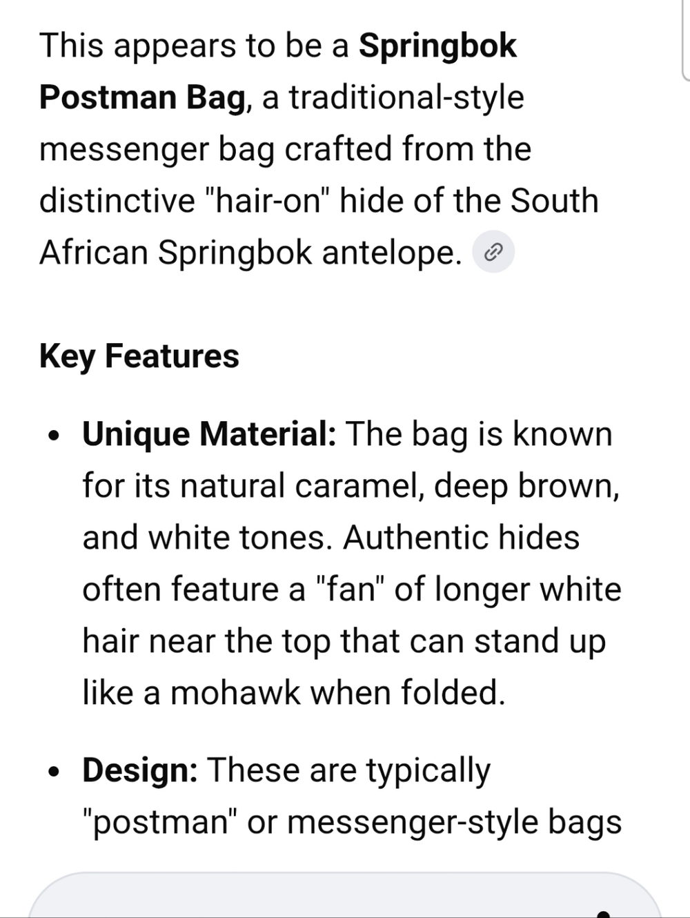 Natural Brown Antelope Crossbody Bag - Picture 12 of 12
